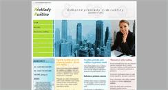 Desktop Screenshot of preklady-rustina.org